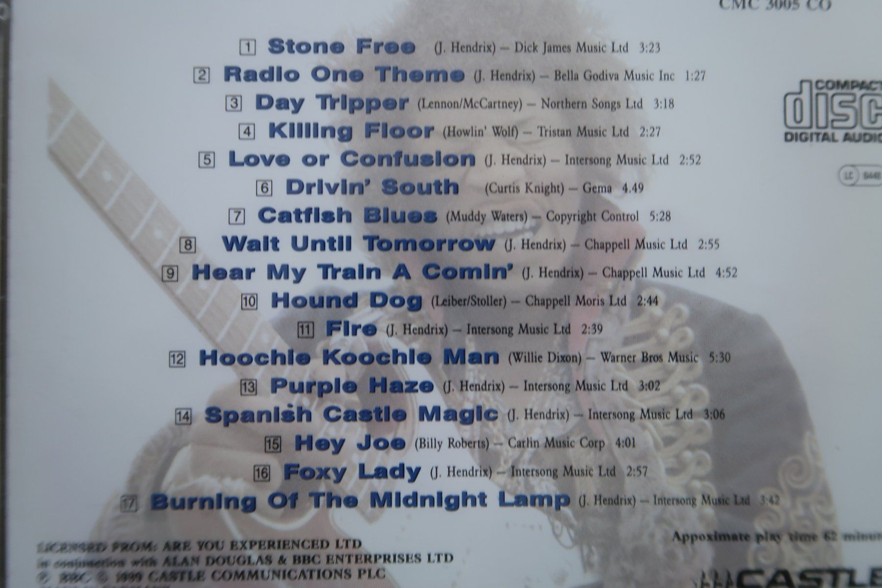 CD: JIMI HENDRIX EXPERIENCE - RADIO ONE - CD – Usato da Basel venduto da Patiscat 2