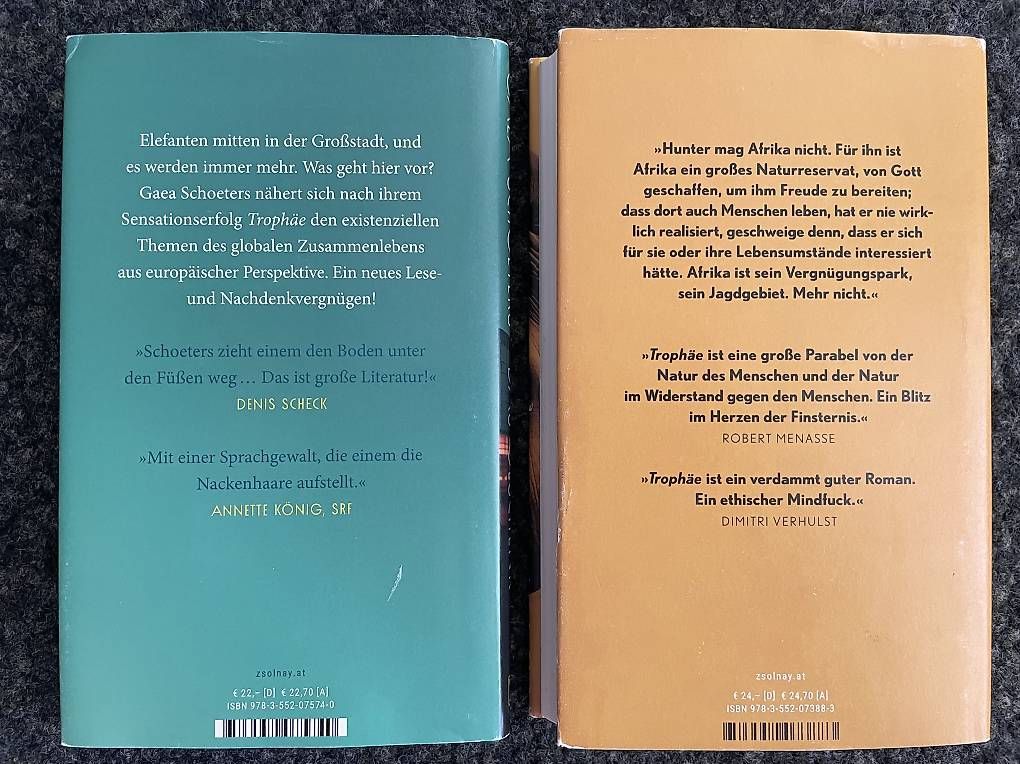 Libri: Gaea Schoeters - Trophäe & Das Geschenk – Usato da Kriechenwil venduto da nin_bv9h 1