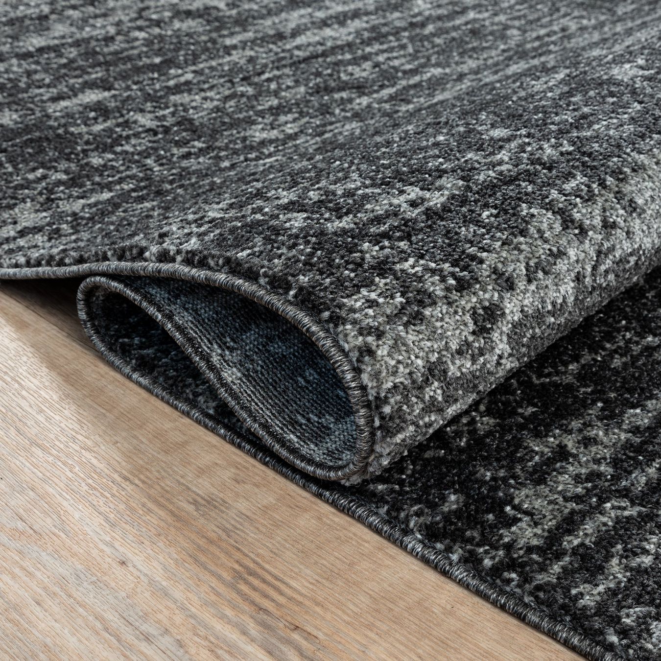 Teppiche: Moderner kurzflor Teppich, 9602 Black, 160x230 – Neu und originalverpackt aus Reinach AG von carpethouse 7