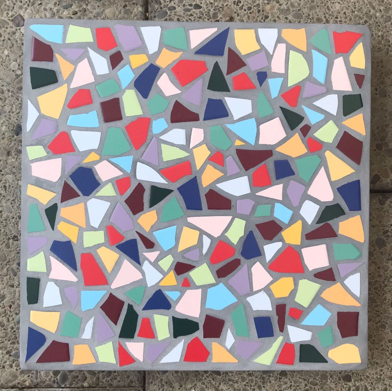 Bodenbeläge: Mosaik Gartenplatte 40x40 NEU – Neu (gemäss Beschreibung) aus Stetten AG von Knudel7