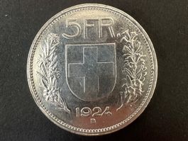 5 Franken 1924! Top
