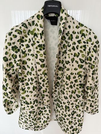 Giacca primaverile animalier, taglia M - Perfetta!