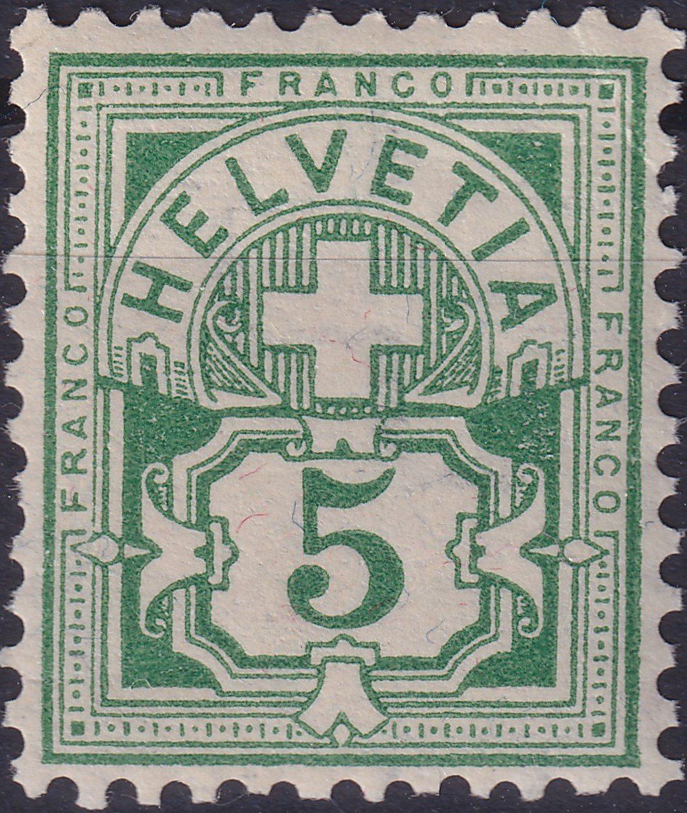 Tutti i francobolli: Ziffermuster Nr.82 ** postfrisch, schöne Stück, preiwert ! – Usato da Sursee venduto da Luzernerraute