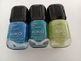 3 KIKO Power Pro Nagellacke - Frische Farben für den Herbst