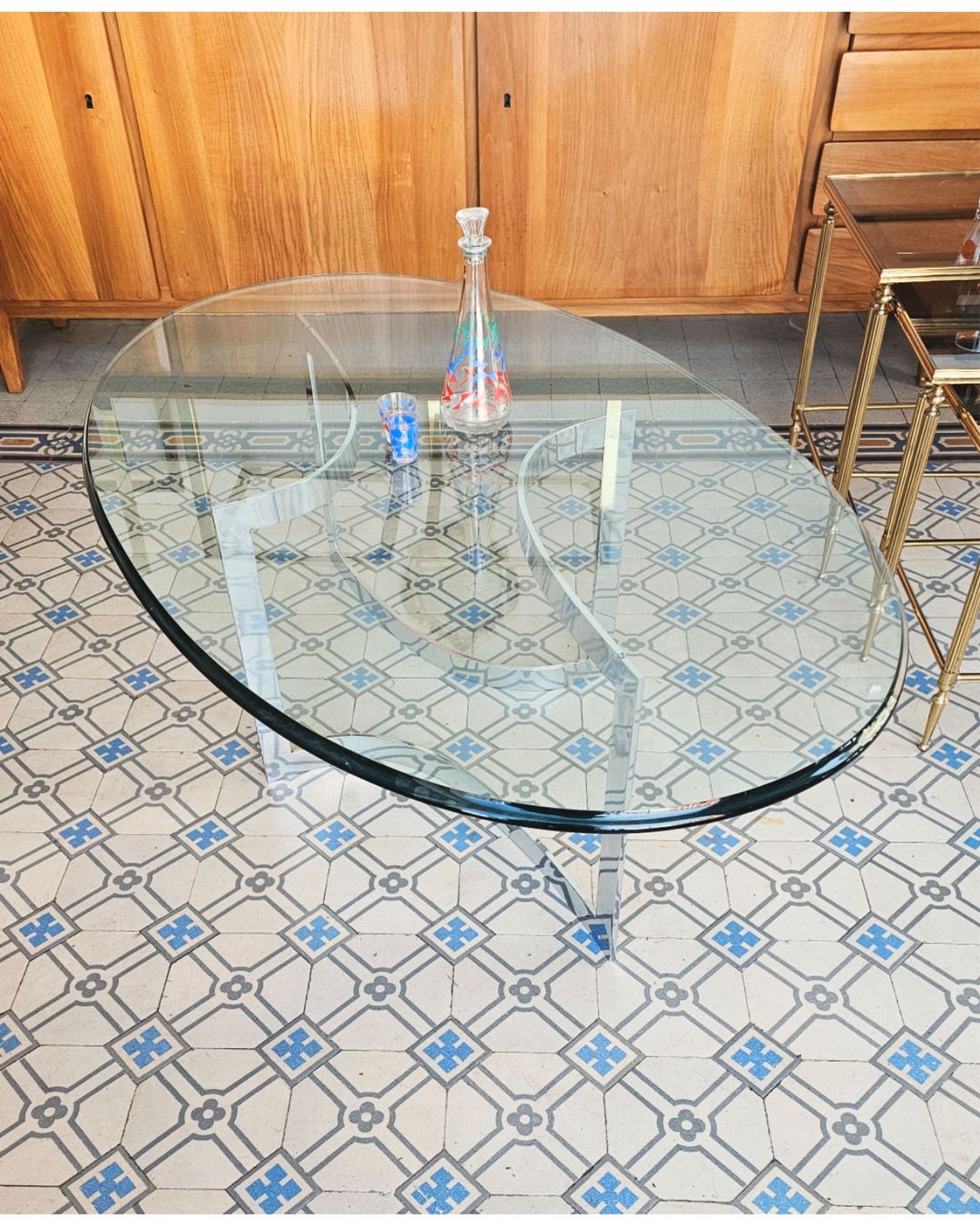 Tavoli: Table basse en verre 70'S – Usato da La Chaux-de-Fonds venduto da Saanna