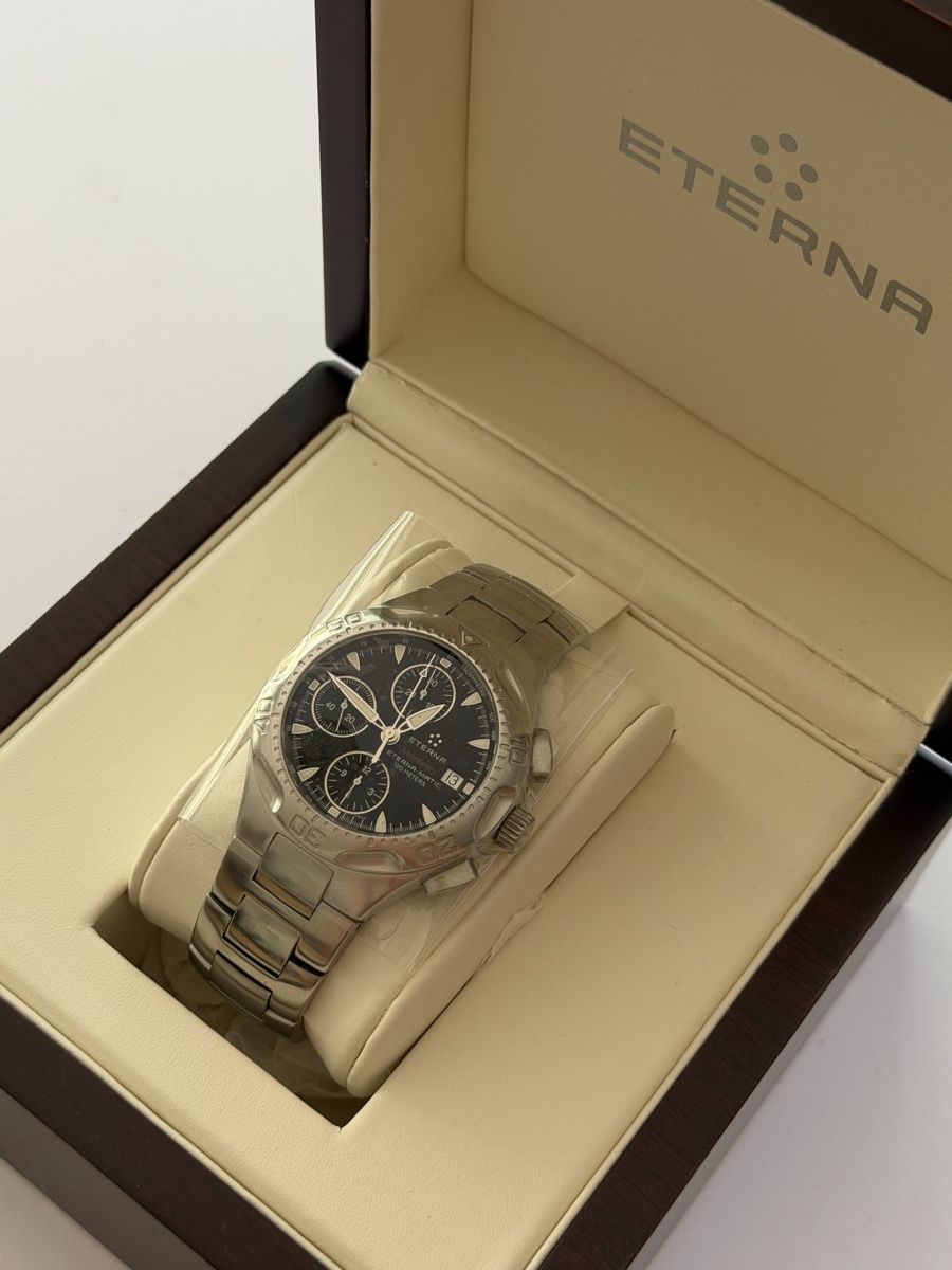 Eterna Orologi: Eterna Monterey Chronograph 120 Meter Automatic läuft – Usato da Schaffhausen venduto da Shshopsh 9