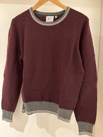 Alley & Sons, Size M, Burgundy, Wool
