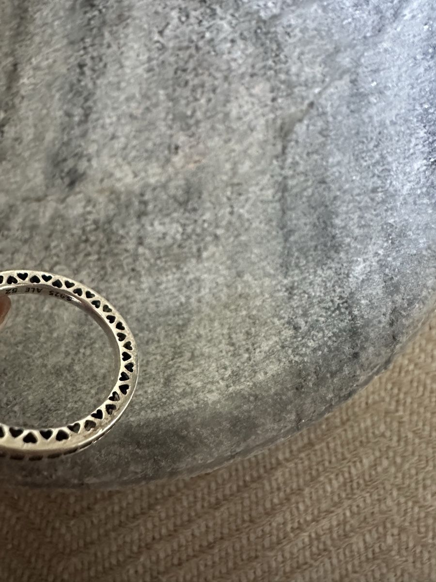 Pandora Ringe: Pandora Ring size 20, Silver 925, hearts, rosa – Gebraucht aus Zürich von car_68nt 1