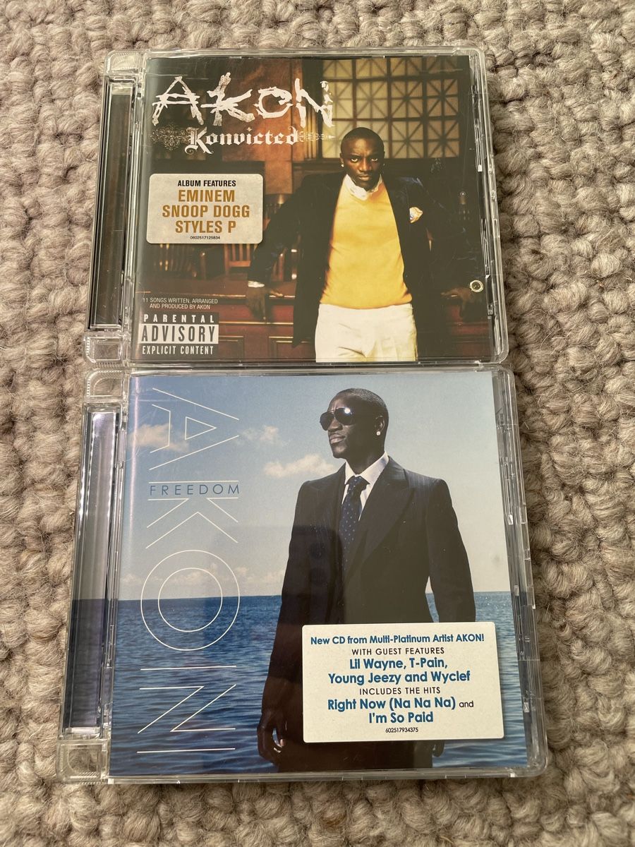 CDs: 2x Akon (Konvicted/Freedom) – Gebraucht aus Reinach AG von trigger7811