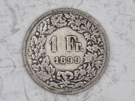 1 FR 1899 Seltene Jahre