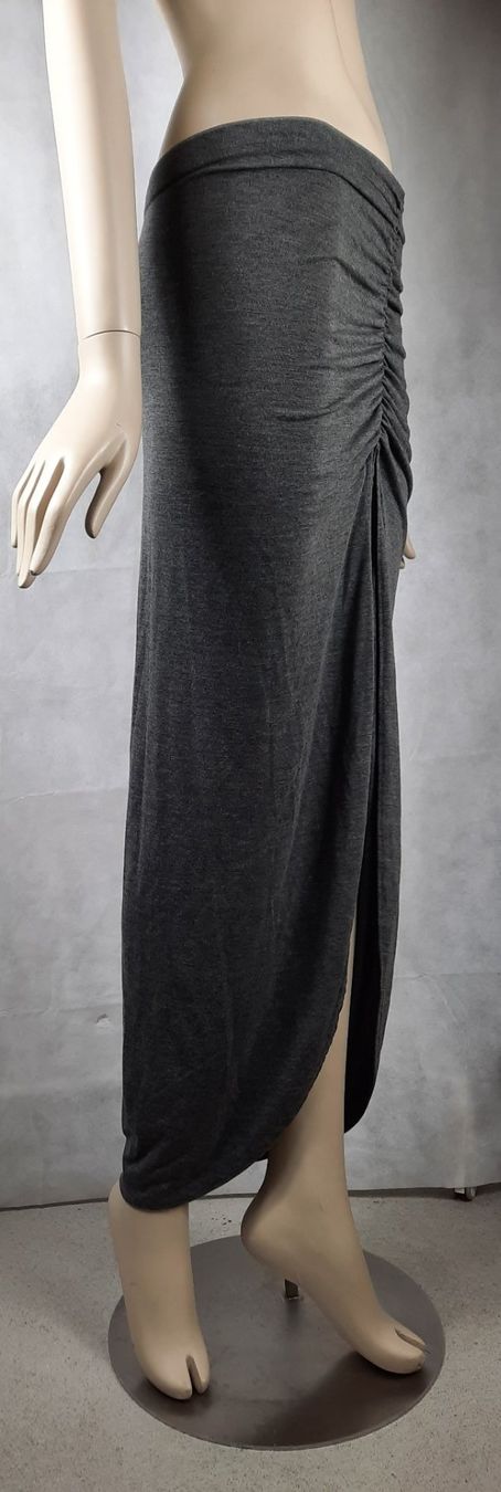 Boohoo Gonne: BOOHOO Stretch-Jersey Rock Mit Raffungen Grau Gr.34 – Nuovo (secondo la descrizione) da Seuzach venduto da VT-Collections2 3