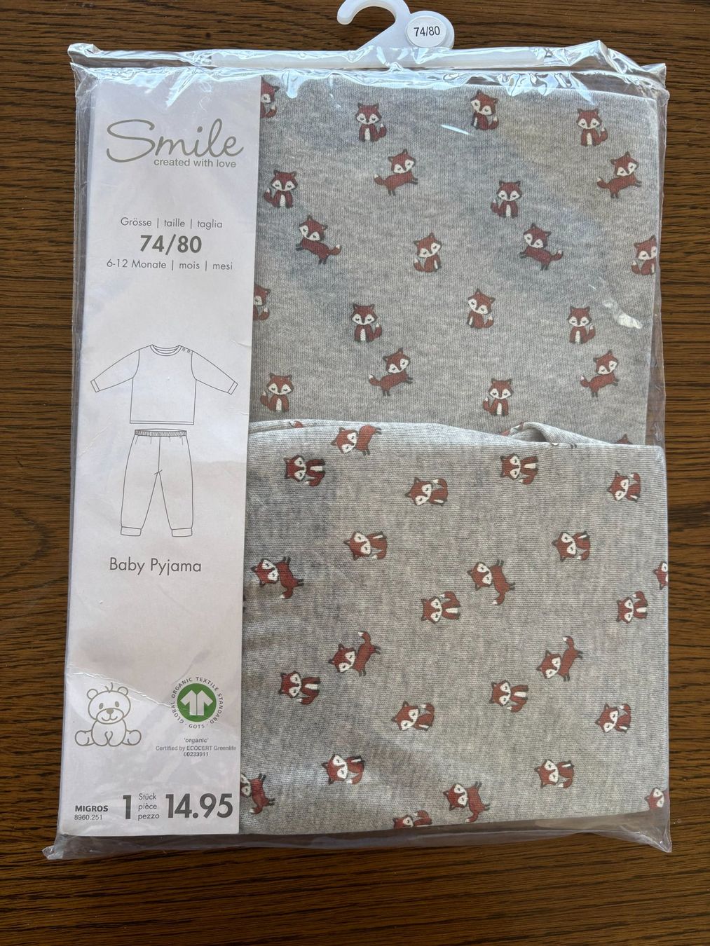 Pyjamas & Ähnliches: Pyjama bébé renard 74 - 80 neuf – Neu (gemäss Beschreibung) aus Salvenach von gwenwywar