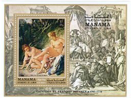 François Boucher - Gemälde Motiv Block von Manama