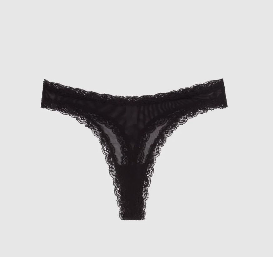 Altra biancheria intima: Understatement Thong String Gr S schwarz Spitze neu – Nuovo e nell'imballaggio originale da Wiler b. Seedorf venduto da Suenneli1980