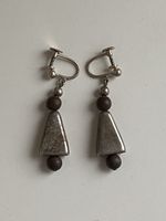 Silber 925 Vintage Klip Ohrringe