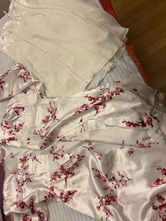 Damen Negligee Set mit Morgenmantel, Grösse S/M