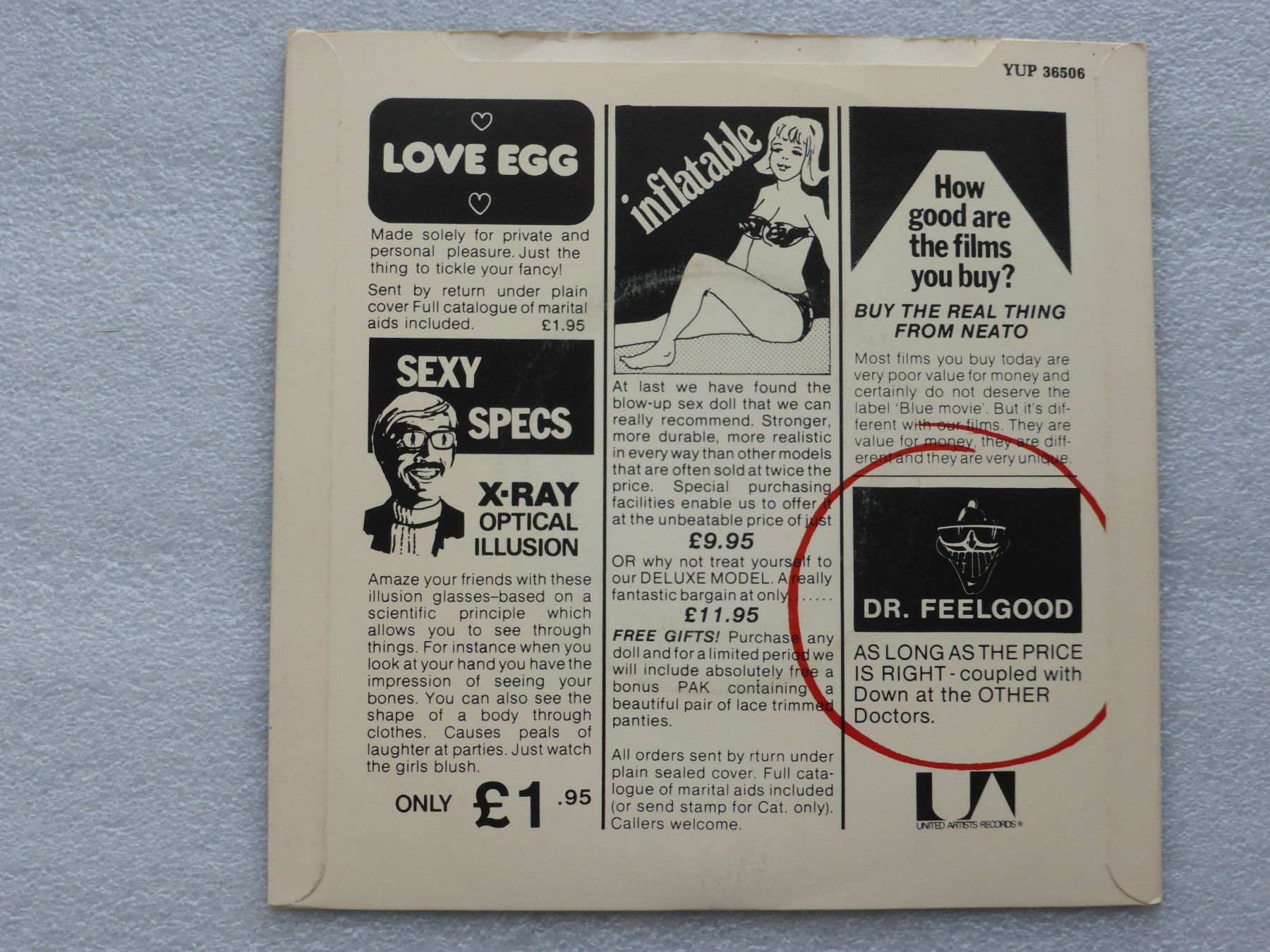 Vinyles: Vinyl Single   DR. FEELGOOD – D'occasion à Küssnacht am Rigi par Mondkinder 3