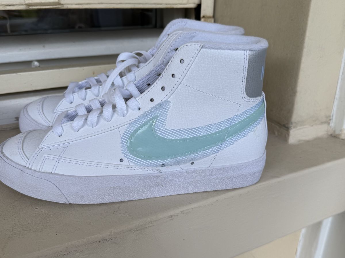 Nike Herrenschuhe: Nike Blazer Mid 77 Grösse 38 Weiss Hellblau – Neu (gemäss Beschreibung) aus Basel von zukk_ 1