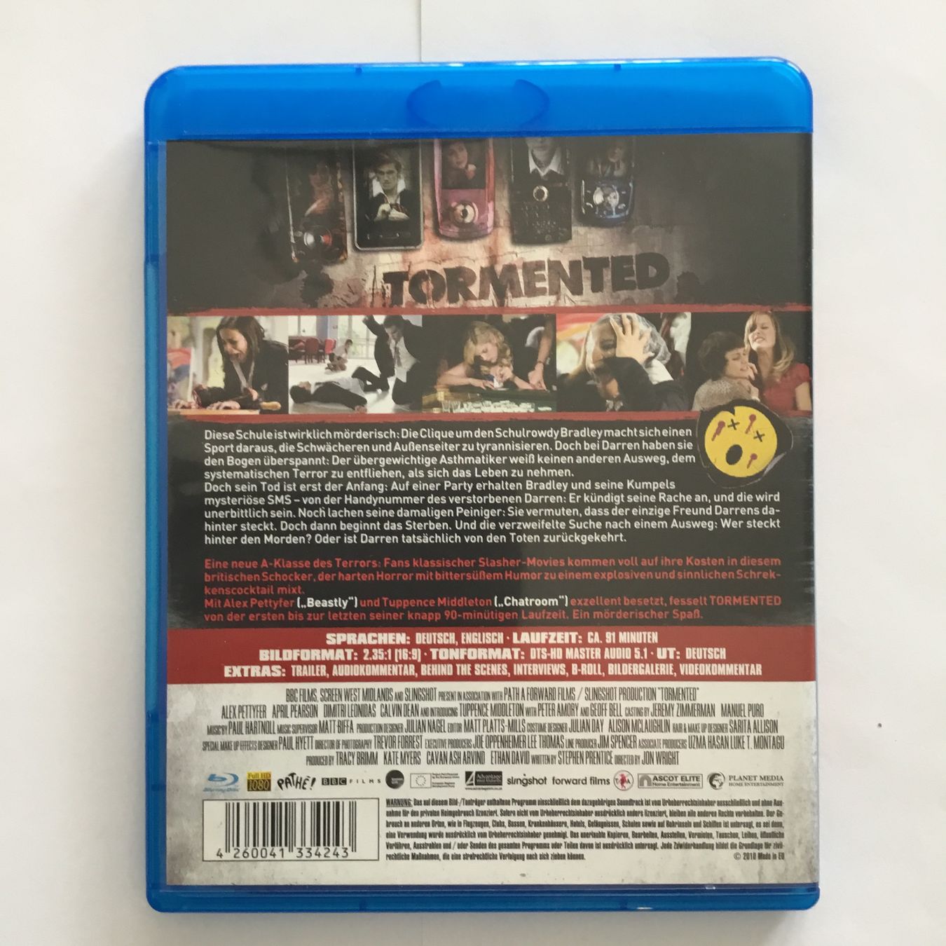 Tutti i DVDs: Tormented Blu Ray Selten – Nuovo (secondo la descrizione) da Blauen venduto da sternchen66 1