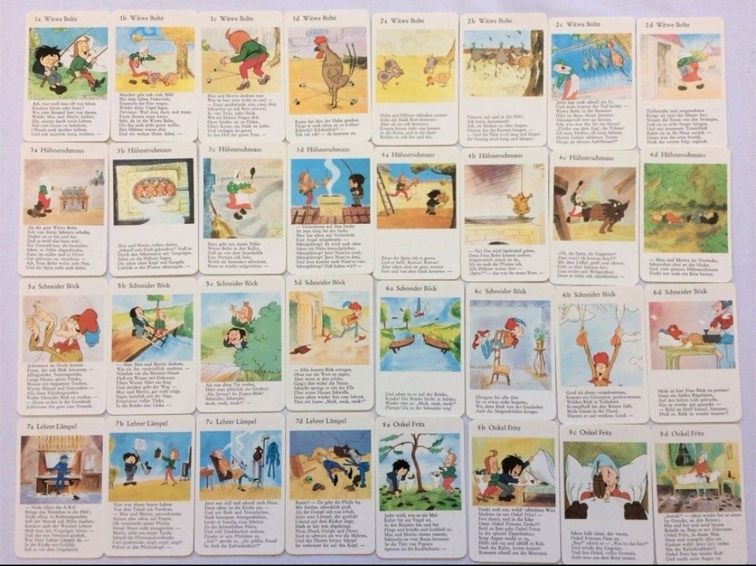Carlit Giochi: Quartett Max + Moritz -Nr.5336 aus den 80s – Nuovo (secondo la descrizione) da Wängi venduto da ABIZONE-86 2