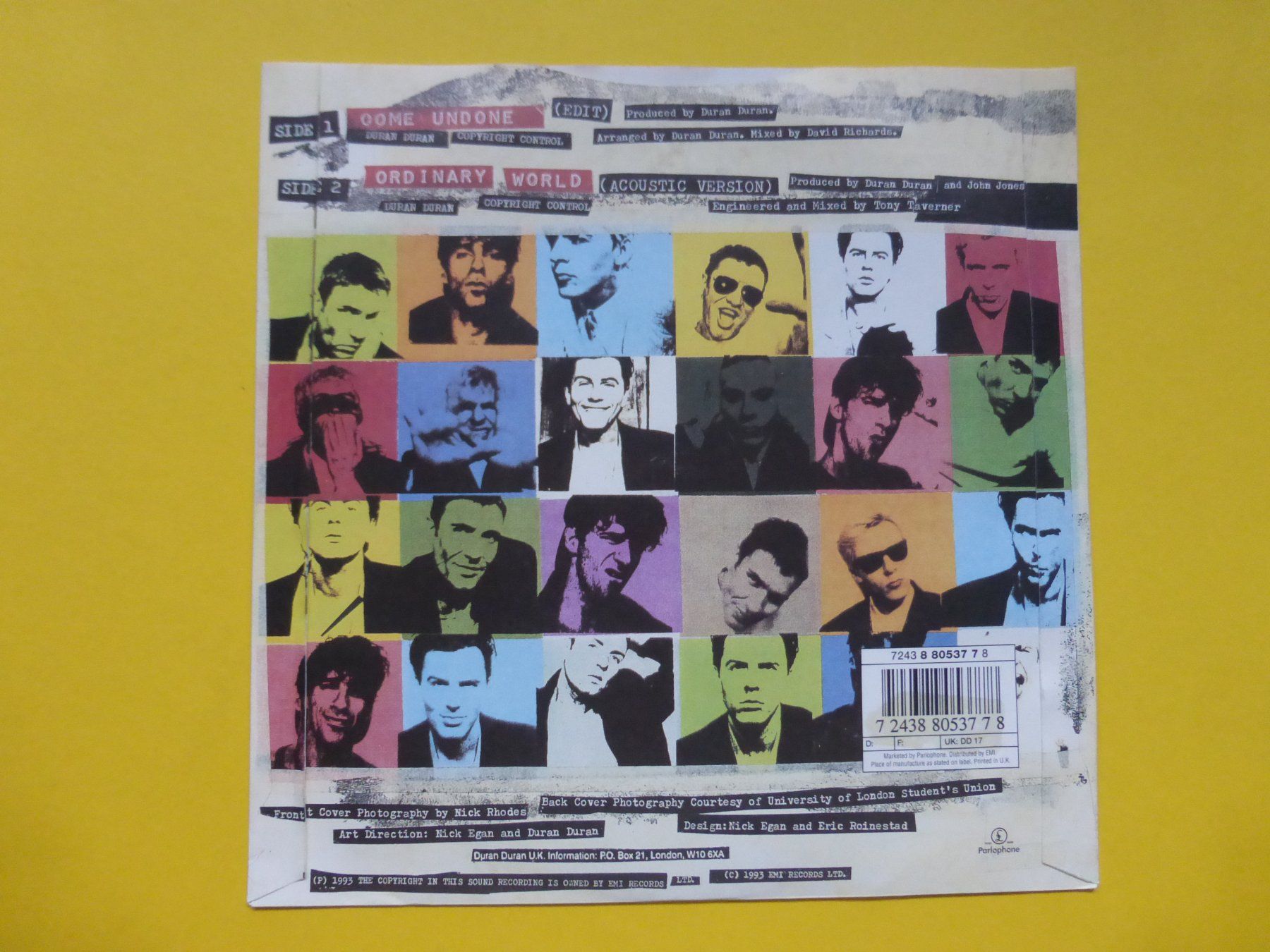 Dischi in vinile: Duran Duran – Come Undone – Usato da Zürich venduto da Swiss57 1