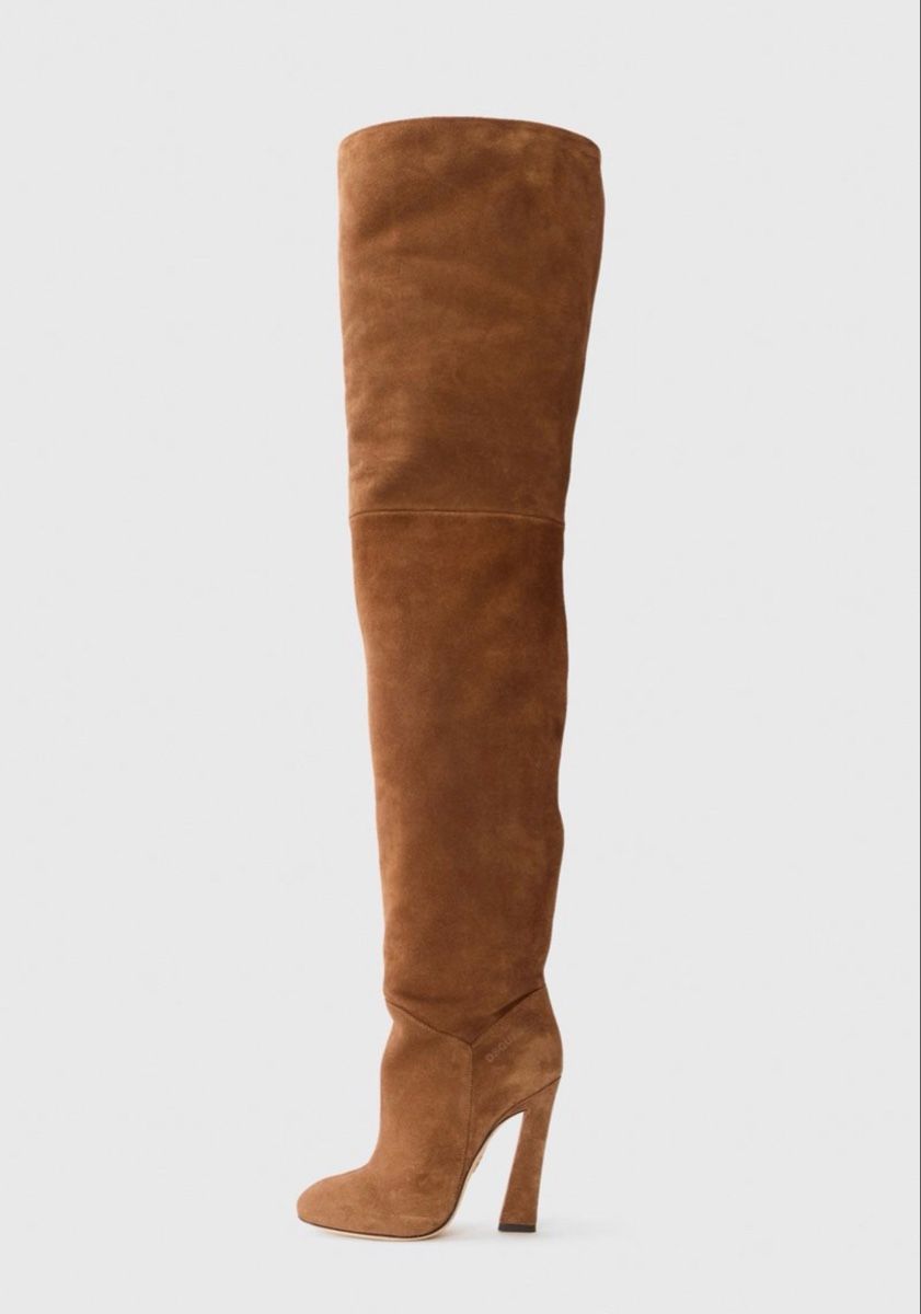 Dsquared2 Scarpe da donna: Dsquared2 Overknees braun – Nuovo e nell'imballaggio originale da Pratteln venduto da Rare-Shop