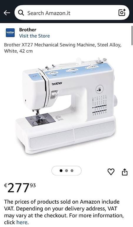 Macchine da cucire: Brother XT27 – Usato da Bidogno venduto da odi_b5mk 2