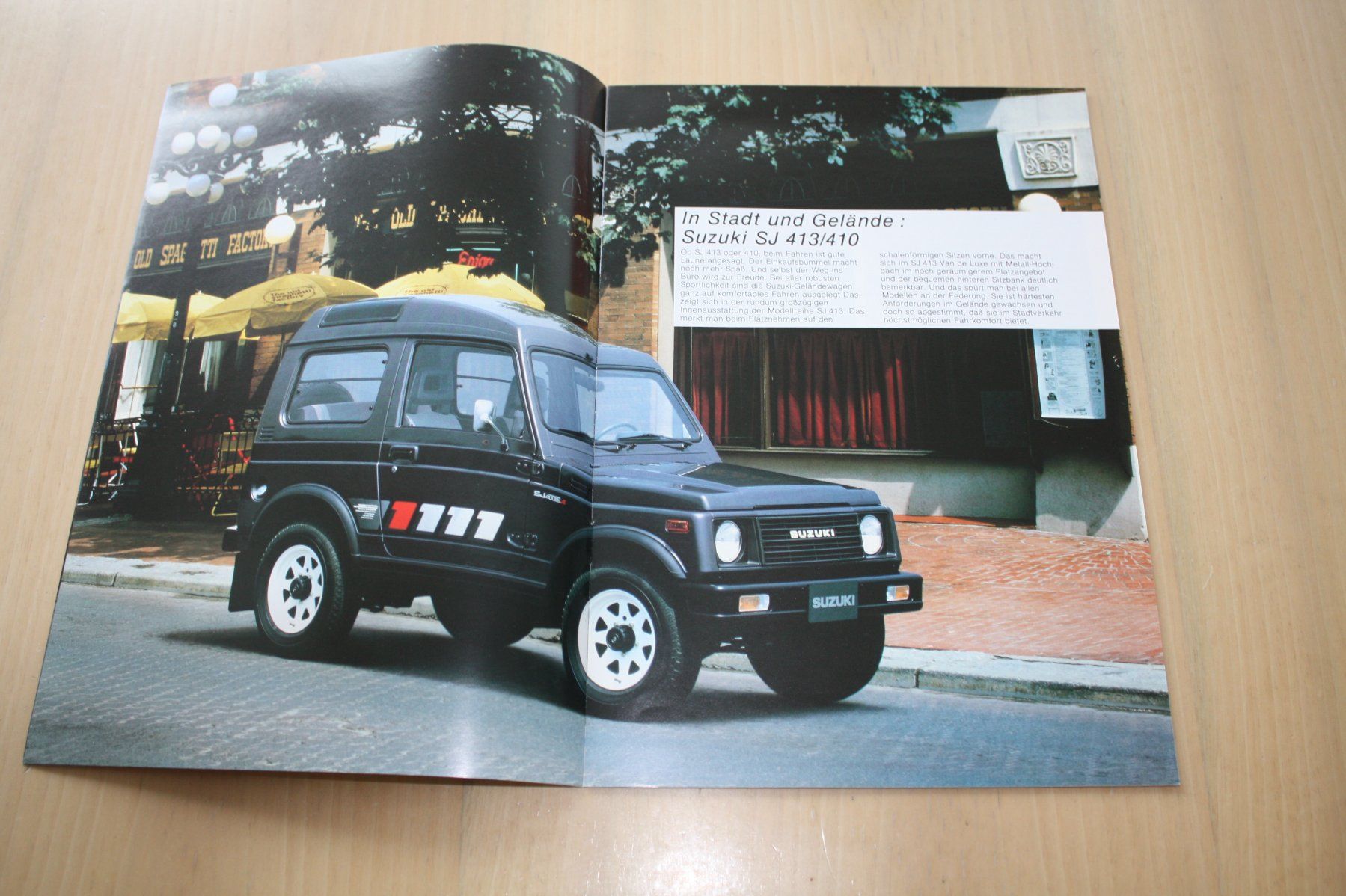 Documenti: Suzuki SJ413/410 Prospekt - 1985 – Usato da Wikon venduto da erwin400 2