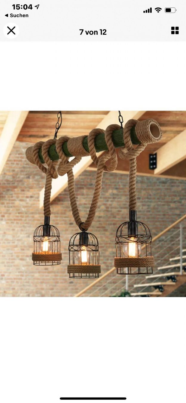 Lampade: Retro Deckenlampe Vintage Leuchte Pendel – Nuovo e nell'imballaggio originale da Amriswil venduto da JaJa-Express 9
