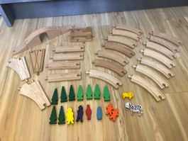 Brio Eisenbahn Holzspielzeug Spielsachen Holz Zug Schiene