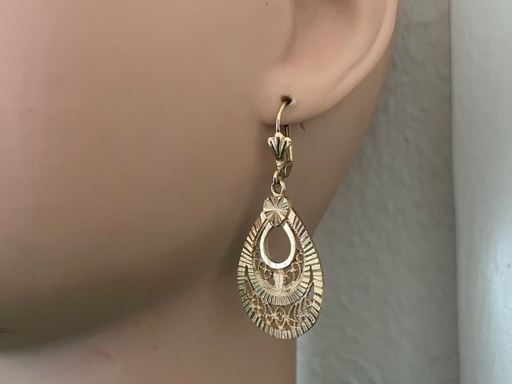 Boucle d’oreille vintage plaqué or (Gebraucht) in Nyon für CHF 23 – nur