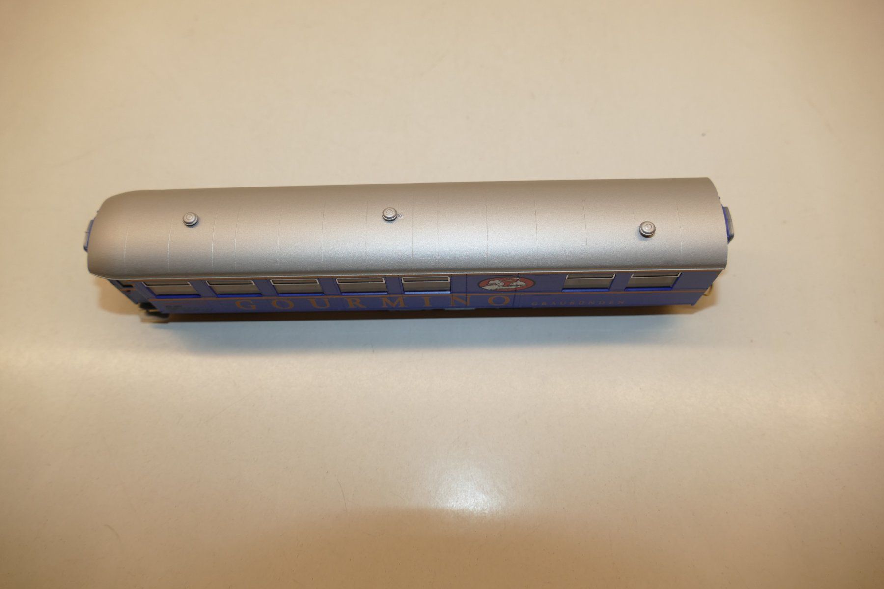 Bemo Modellini di ferrovie: Bemo H0m: RhB Speisewagen Gourmino – Nuovo (secondo la descrizione) da Niederhasli venduto da rail-duerst 5