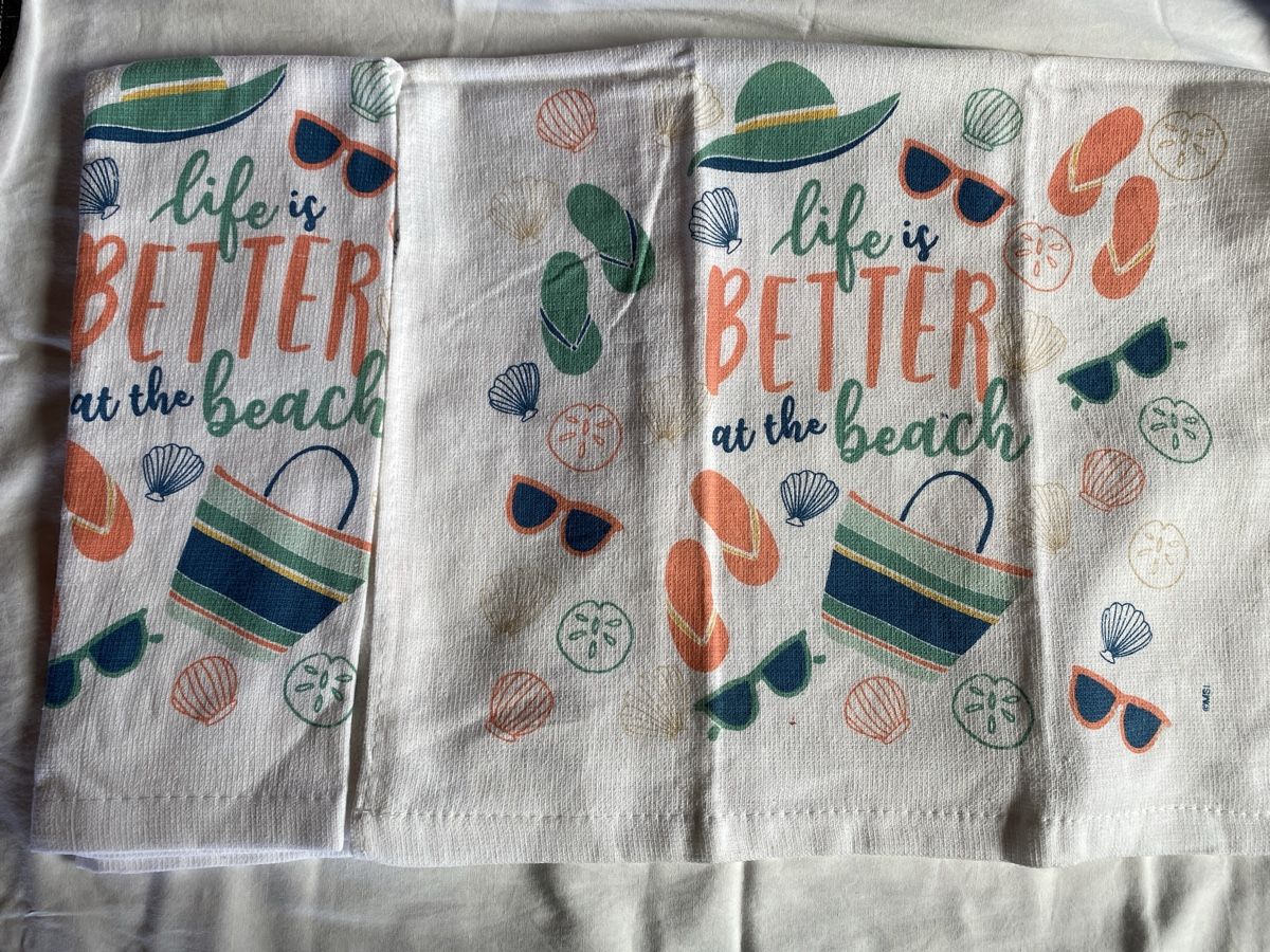 Küchentücher: 2x Beach Themed summer Kitchen Towels  – Neu und originalverpackt aus Buttikon SZ von Maxwelltime