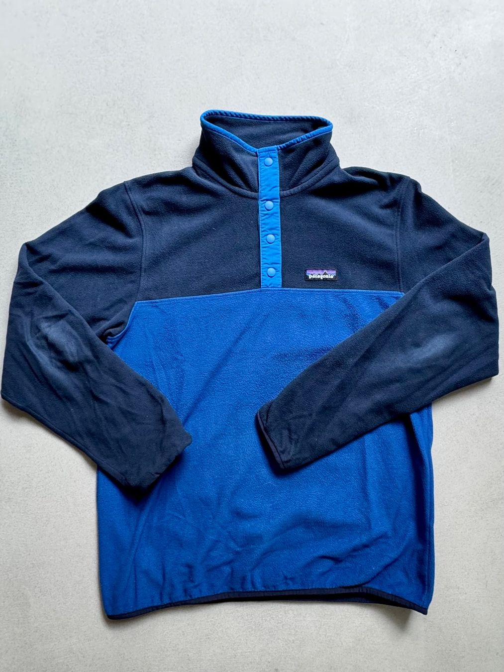 Patagonia Micro D Snap-T Fleece Pullover Herren S Blau (D'occasion) à ...