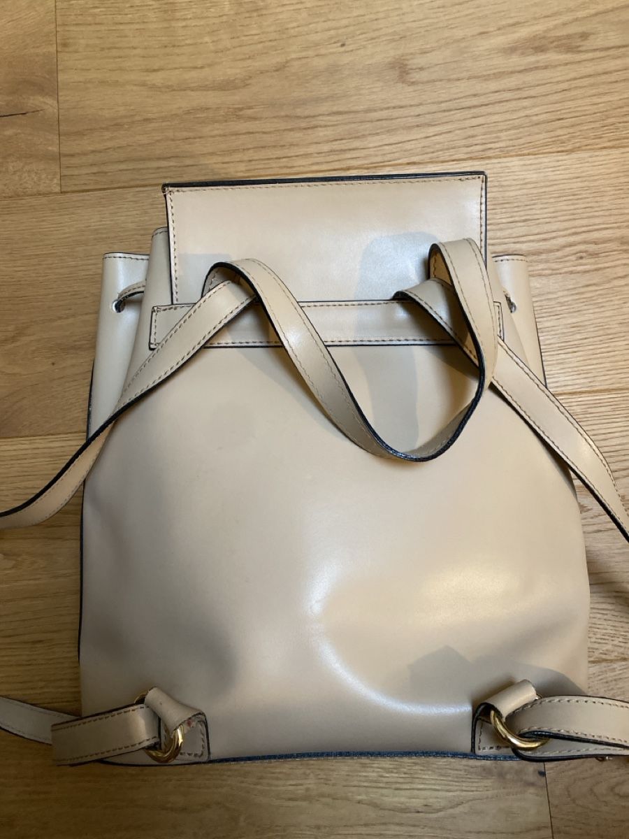 Zaini: Lederrucksack beige gebrauchter Zustand – Usato da Wetzikon ZH venduto da purple_44 3