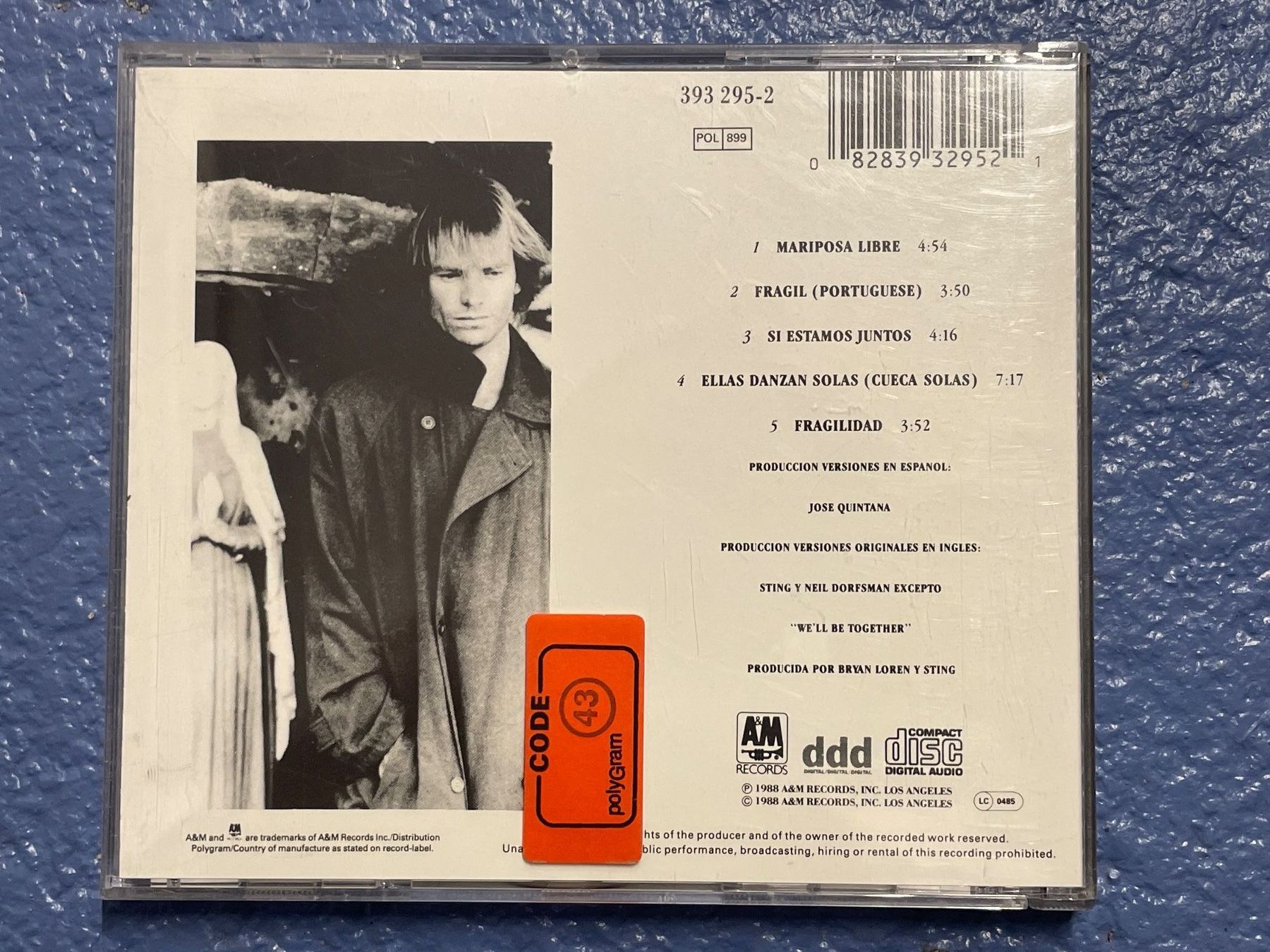 CDs: [CD] STING - Nada Como El Sol (1988) – Gebraucht aus Frasnacht von DiskSelection 1