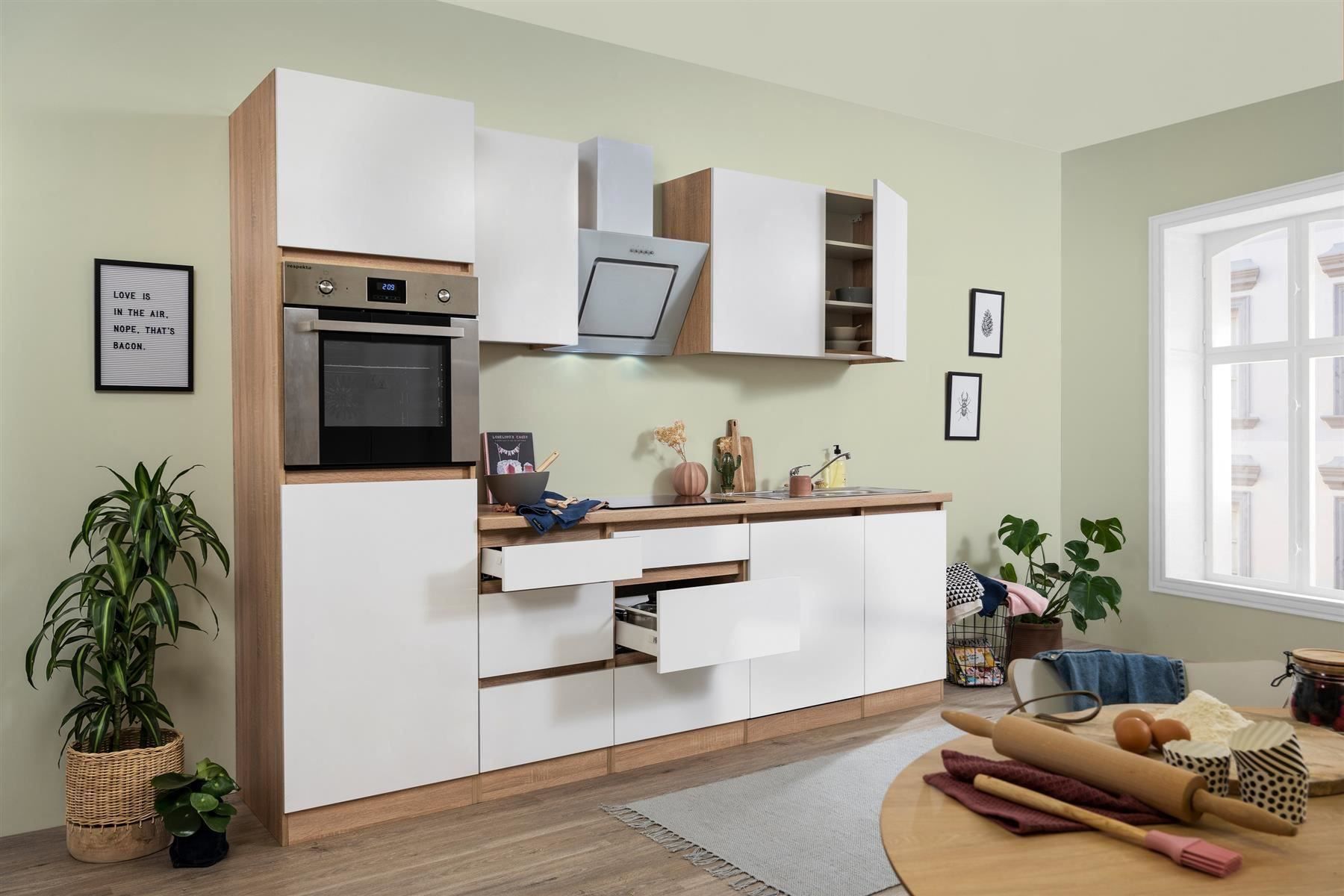 Cucine complete: 538 Küchenzeile Küchenblock 280cm E/SO/W - Küche Einbauküche – Nuovo e nell'imballaggio originale da Wallenwil venduto da toesstalvertrieb 2