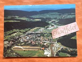 1980 Flugaufnahme Zwingen, CH-4222, altes Sammlerstück!