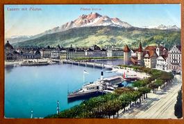 AK: Luzern - Dampfschiff