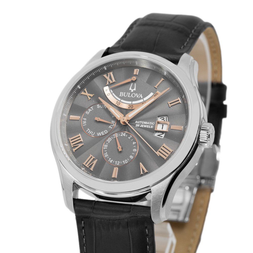 Bulova Orologi: Bulova 96C143 Wilton Grau Automatik – Nuovo e nell'imballaggio originale da Schindellegi venduto da harveystore 3