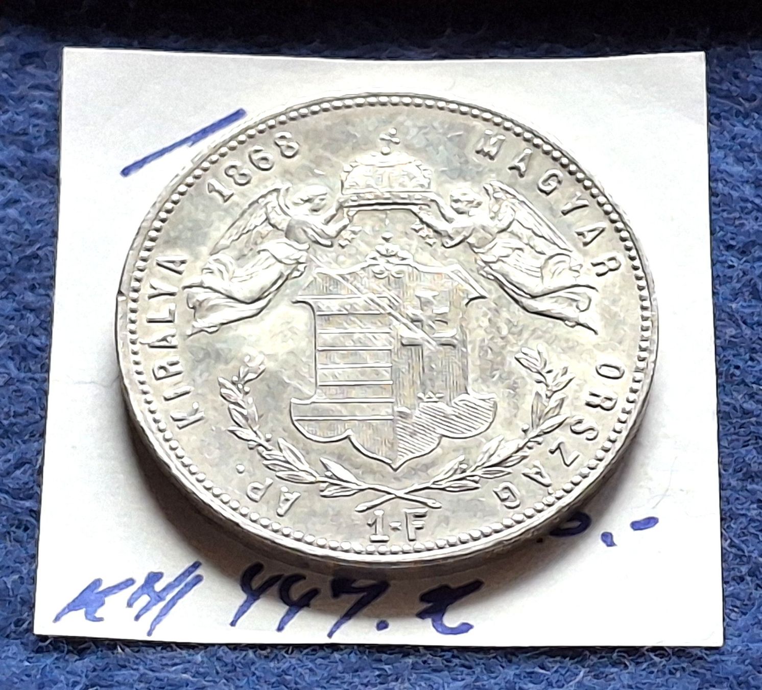 Tutti le monete: UNGARN - 1 FORINTH - 1868 G.Y.F. – Usato da Boniswil venduto da dpd4coins 1