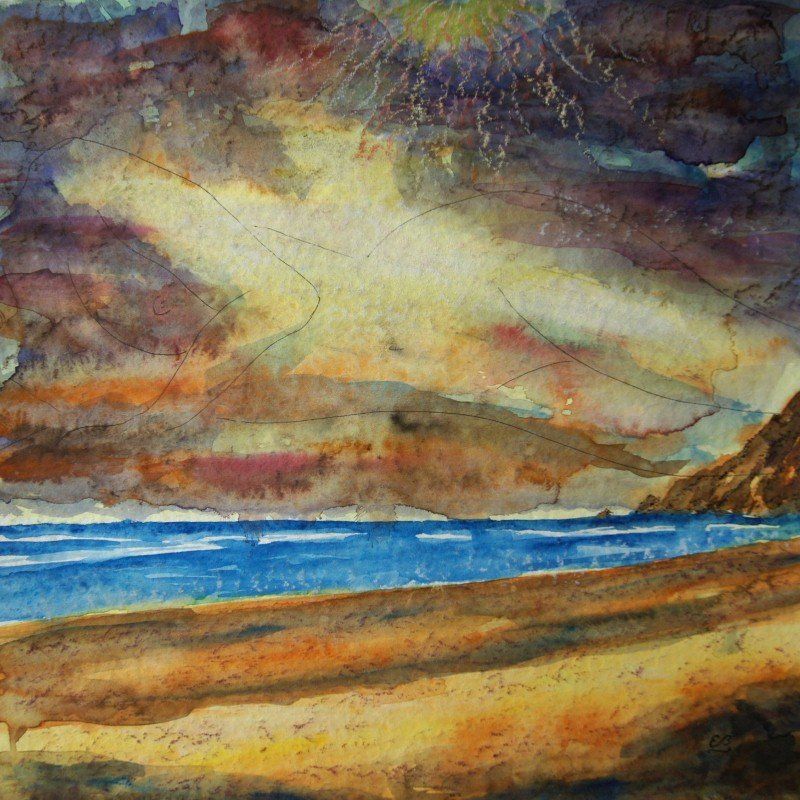 Dipinti: Aquarell: Floating nude – Nuovo (secondo la descrizione) da Fribourg venduto da erw_68dx