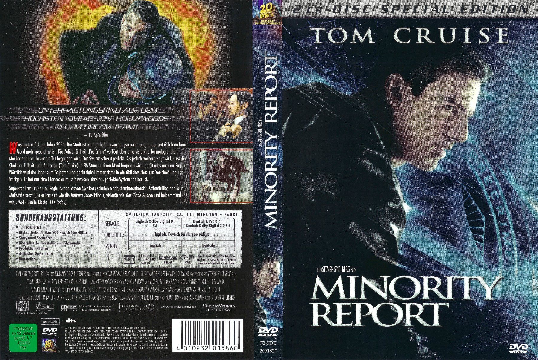 Tutti i DVDs: Minority Report – Usato da Zürich venduto da Cineasten