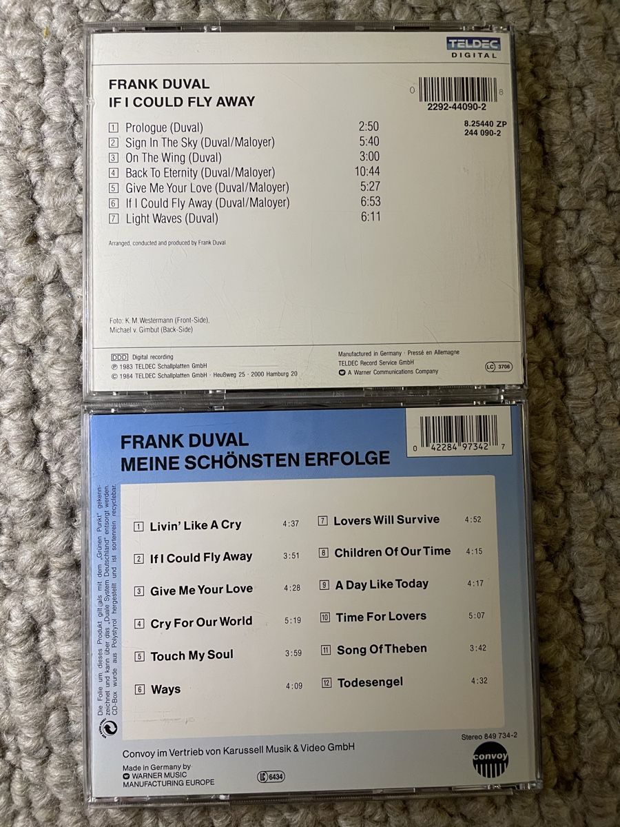 CDs: 2x Frank Duval – Gebraucht aus Reinach AG von trigger7811 2