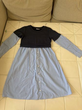 Robe de grossesse Mamalicious bleu noir taille S occasion 