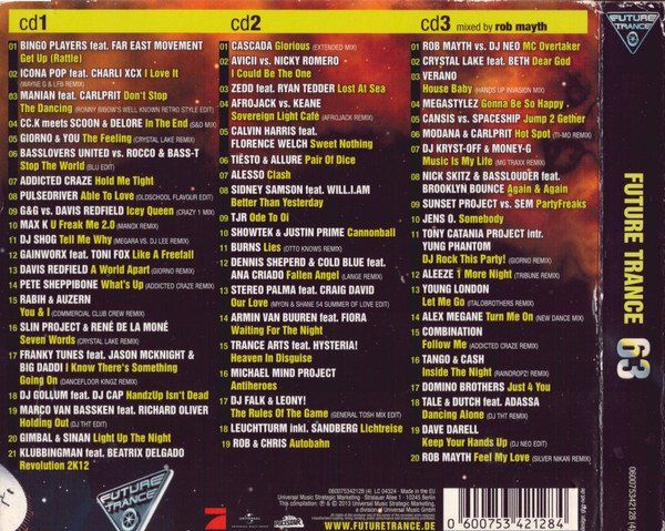 CD: Various – Future Trance 63 - Vergriffene 3 CDs! - c – Usato da Brittnau venduto da Zibu 1