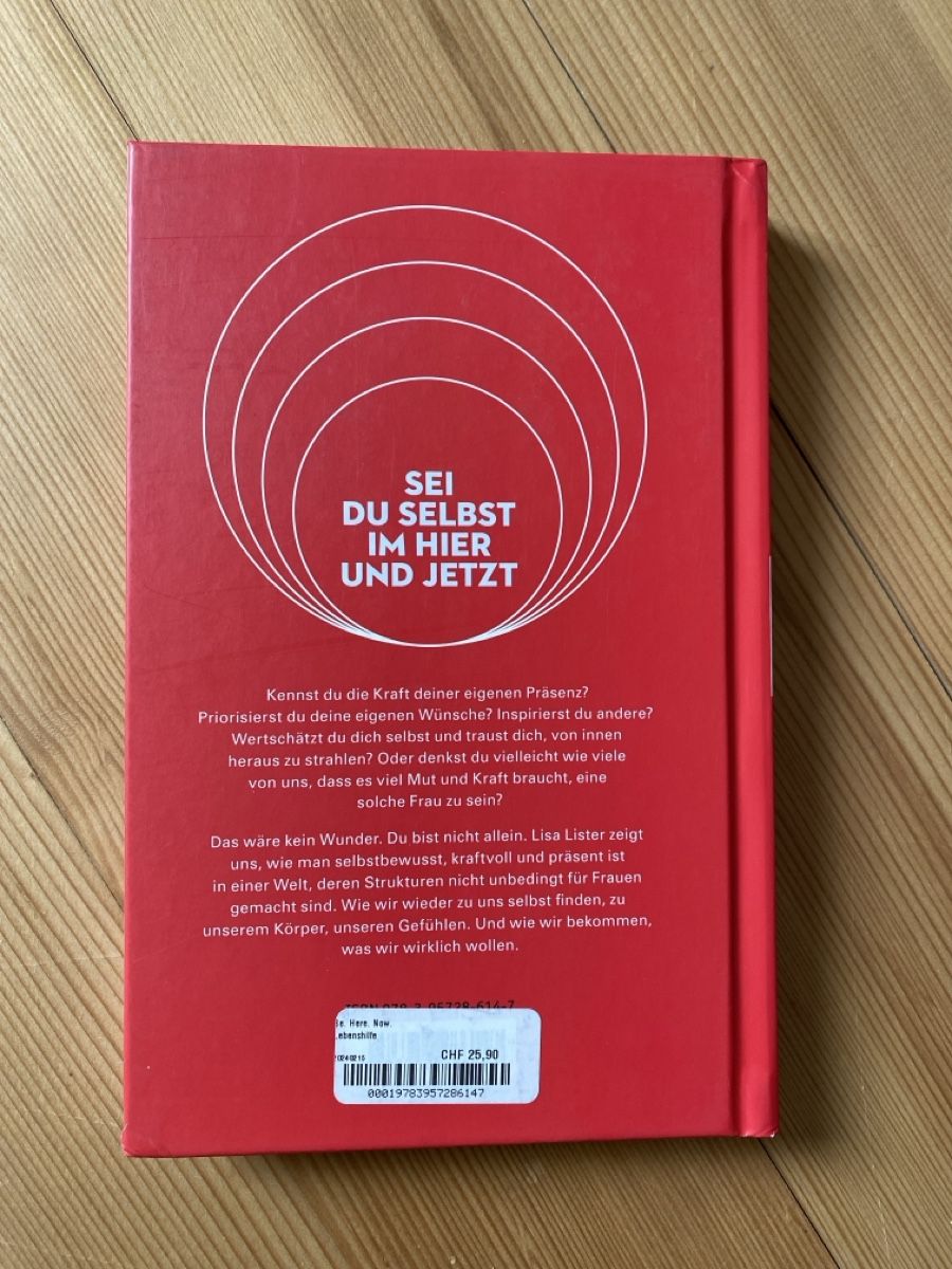 Libri: "Be Here Now" - Lisa Lister Buch – Nuovo (secondo la descrizione) da Villmergen venduto da Fabiola22 1