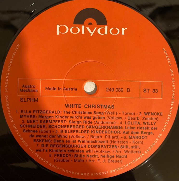White Christmas Weltstars singen Weihnachtslieder LP *MINT Kaufen