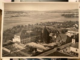 Luftaufnahme Montel-Broye, Internat Marini, 1948