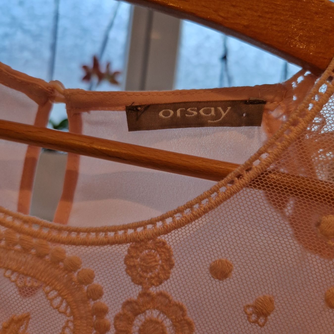 H&M Camicette: 2 Blusen / Shirts weiss / rosa Gr. M Spitzmuster – Usato da Nendeln venduto da Zopfie_ 3